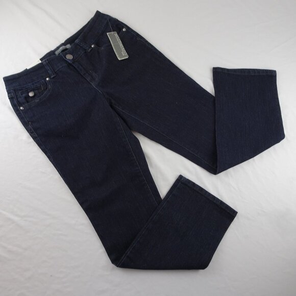 Covington Women Petite Slim Straight Jean Size 6P - Picture 1 of 8